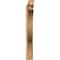 Ekena Millwork Funston Block Smooth Outlooker, Western Red Cedar, 5 1/2"W x 36"D x 44"H OUT06X36X44FST05SWR - alternate 4